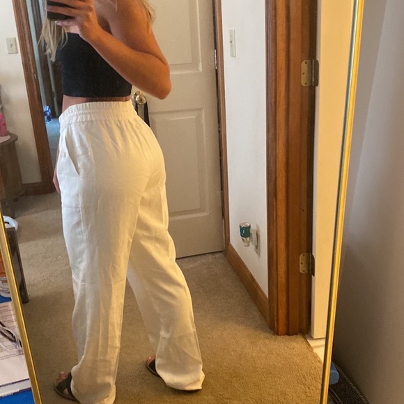 Linen blend pants - Picture 2 of 4